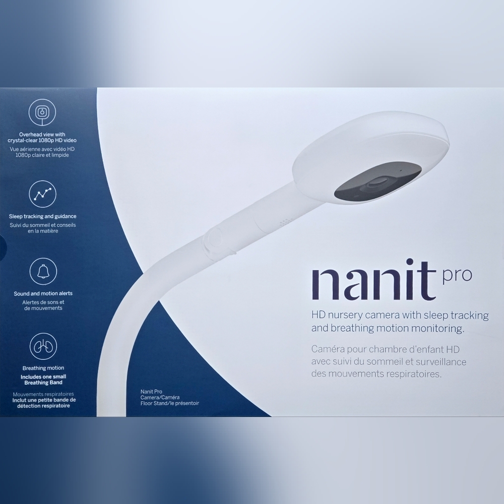 Nanit Pro Camera w/ Floor Stand & Flex Stand Travel Pack